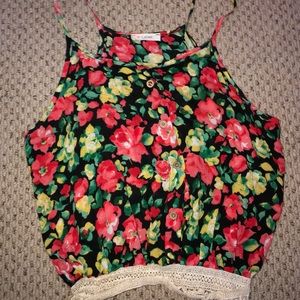 Floral Flowy Tank Top